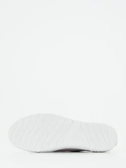Semler – Plateau-Sneaker aus Metallicleder in Grau