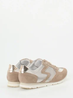 Semler – Retro-Sneaker aus Veloursleder Beige