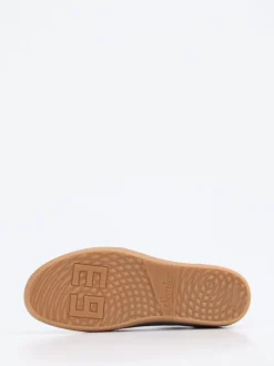 Semler – Retro-Sneaker aus Veloursleder Pastellblau