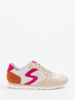 Semler – Retro-Sneaker aus Veloursleder Beige