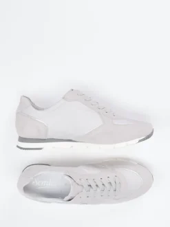 Semler – Retro-Sneaker aus Veloursleder grau
