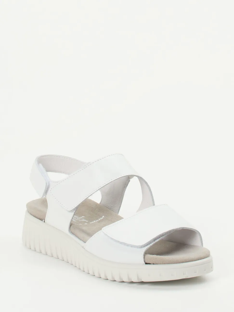 Semler – Sandalette aus Kalbleder Weiß