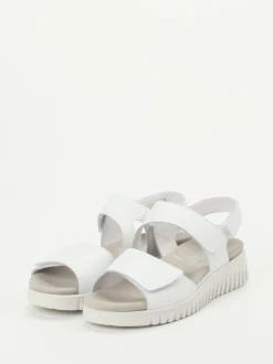 Semler – Sandalette aus Kalbleder Weiß