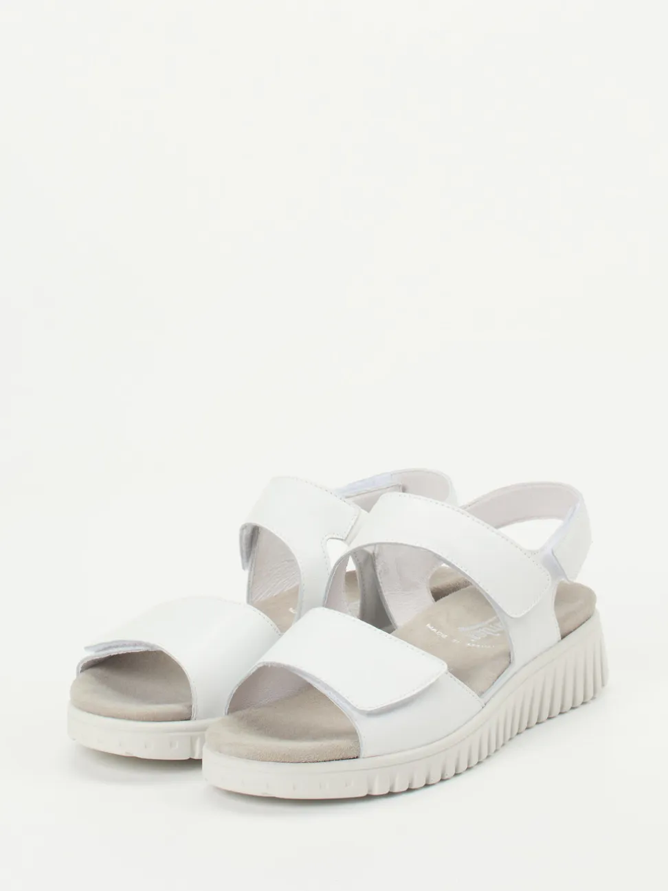 Semler – Sandalette aus Kalbleder Weiß
