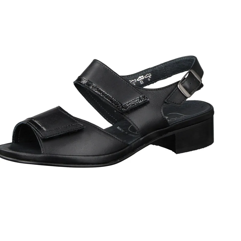 Semler – Sandalette aus Kalbleder Schwarz