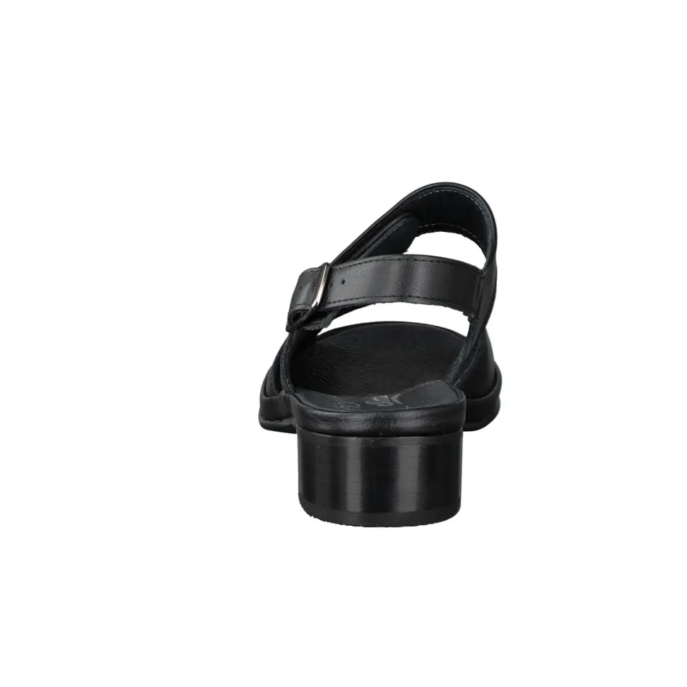 Semler – Sandalette aus Kalbleder Schwarz