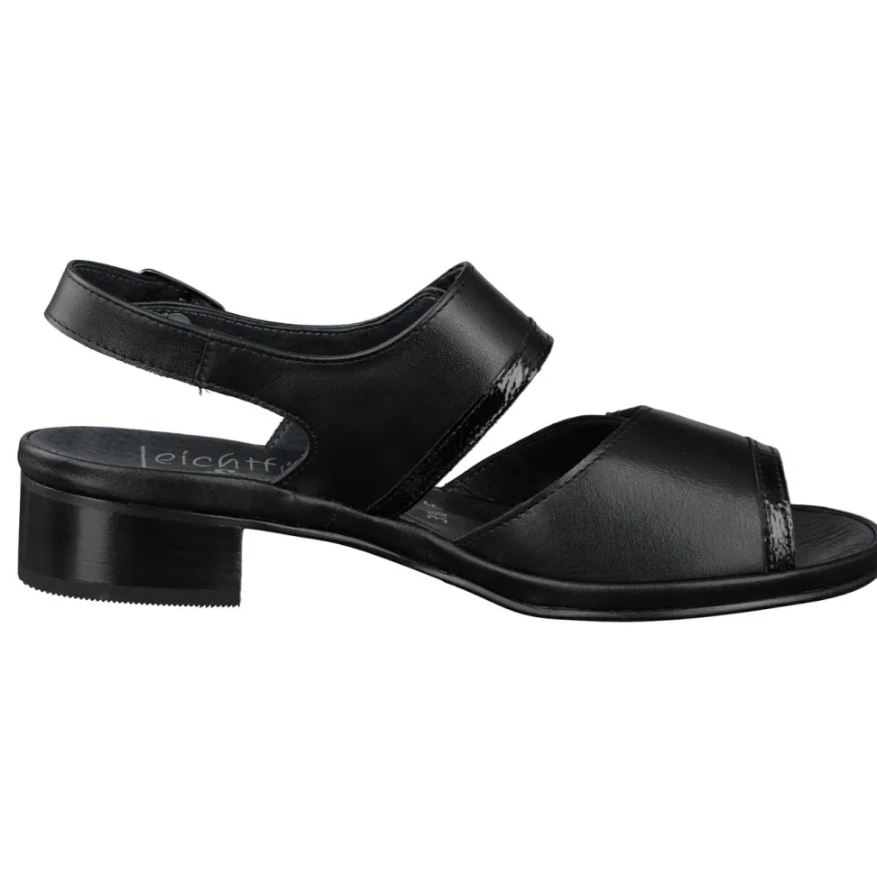 Semler – Sandalette aus Kalbleder Schwarz