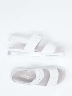Semler – Sandalette aus Kalbleder in Weiß