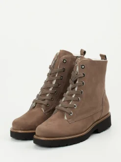 Semler – Schnürboots aus Nubukleder in Taupe