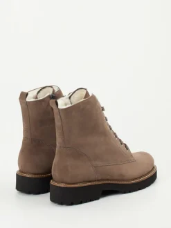 Semler – Schnürboots aus Nubukleder in Taupe