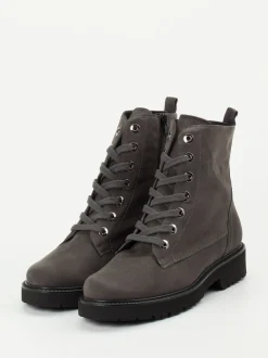 Semler – Schnürboots aus Nubukleder in Grau