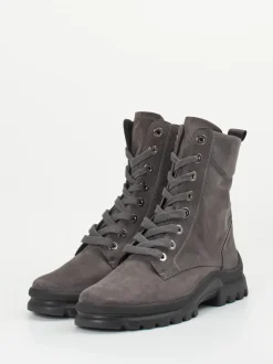 Semler – Schnürboots aus Nubukleder in Grau