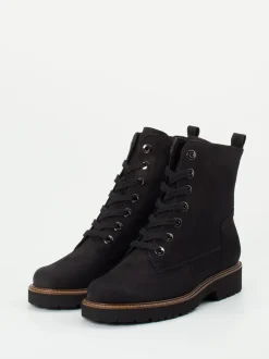 Semler – Schnürboots aus Nubukleder schwarz