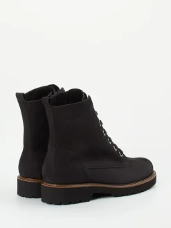 Semler – Schnürboots aus Nubukleder schwarz