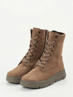 Semler – Schnürboots aus Veloursleder mittelbraun