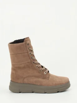 Semler – Schnürboots aus Veloursleder mittelbraun