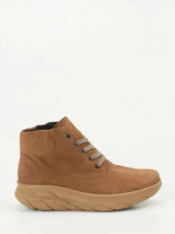 Semler – Schnürboots aus Veloursleder Braun