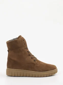 Semler – Schnürboots aus Veloursleder braun