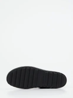 Semler – Schnürboots aus Veloursleder schwarz