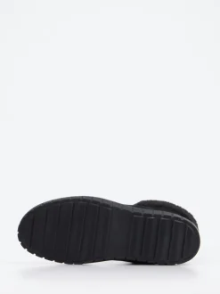 Semler – Schnürboots aus Veloursleder schwarz
