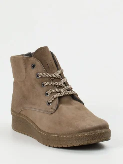 Semler – Schnürboots aus Veloursleder in Braun