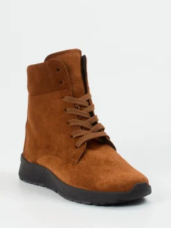 Semler – Schnürboots aus Veloursleder braun