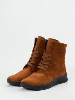 Semler – Schnürboots aus Veloursleder braun