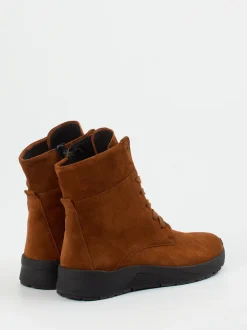 Semler – Schnürboots aus Veloursleder braun