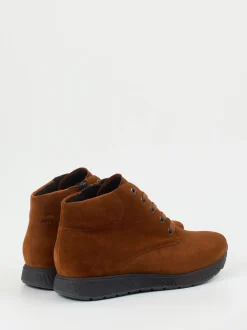 Semler – Schnürboots aus Veloursleder rostbraun
