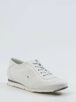 Semler – Schnürschuh aus Kalbleder in Offwhite