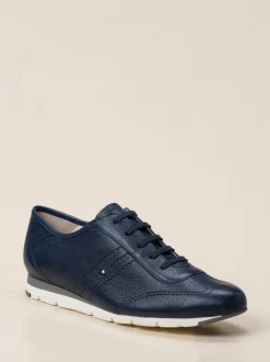 Semler – Schnürschuh aus Kalbleder Dunkelblau