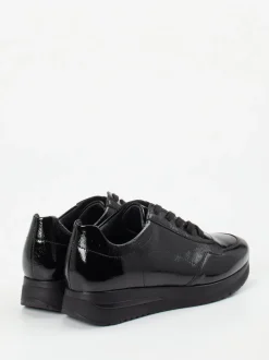Semler – Schnürschuh aus Lackleder schwarz