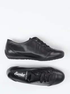 Semler – Schnürschuhe aus Kalbleder schwarz