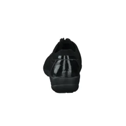 Semler – Schnürschuhe aus Veloursleder Schwarz