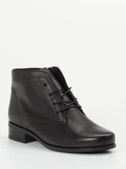 Semler – Schnürstiefelette aus Kalbleder schwarz