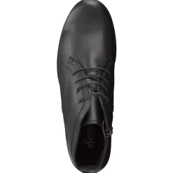 Semler – Schnürstiefelette aus Kalbleder schwarz