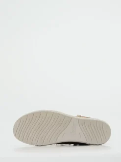 Semler – Schnürstiefelette aus Leder mit Logoprint