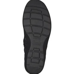 Semler – Schnürstiefelette aus geprägtem Leder metallicgrau