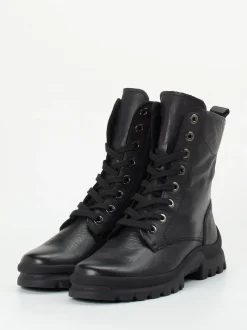 Semler – Schnürstiefelette aus Kalbleder schwarz