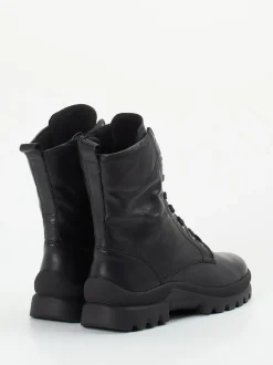 Semler – Schnürstiefelette aus Kalbleder schwarz