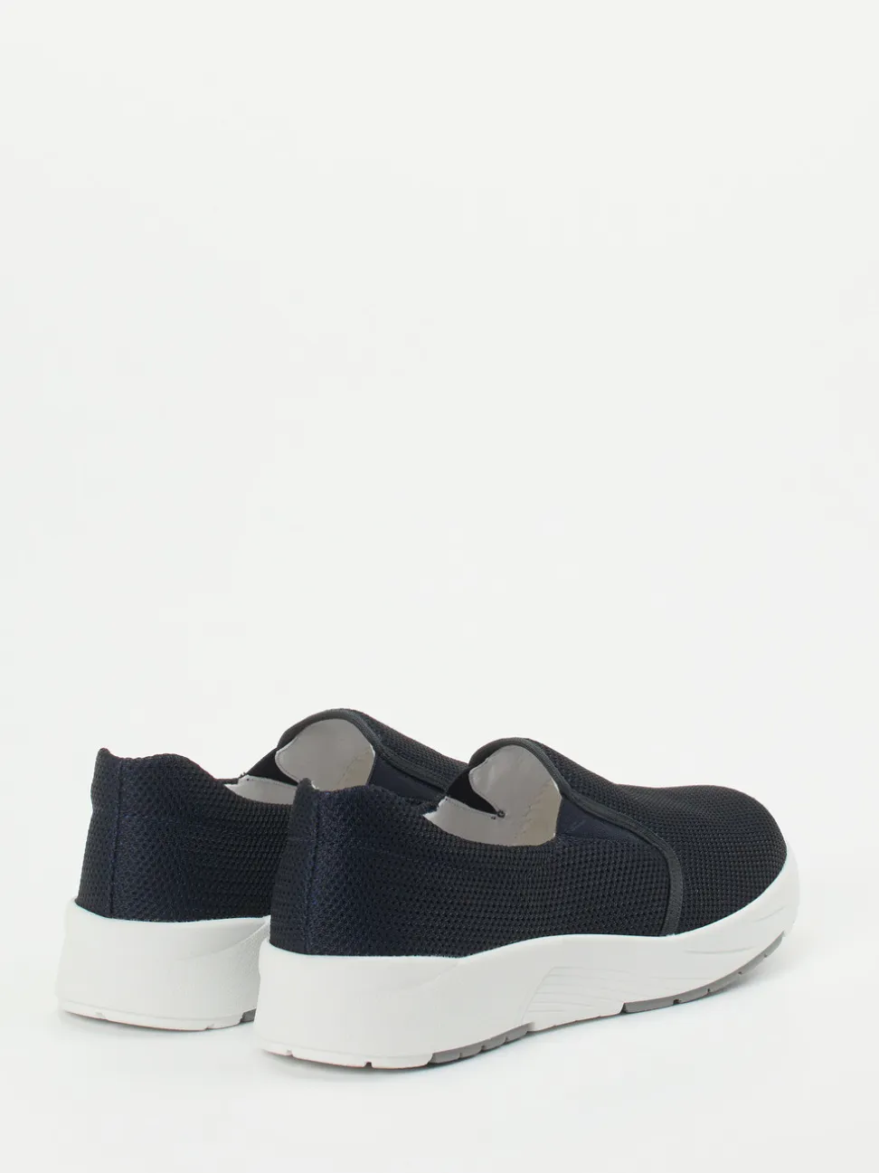 Semler – Slip-On Sneaker aus Textil in Dunkelblau