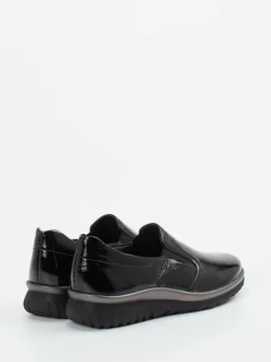 Semler – Slipper aus Lackleder Schwarz