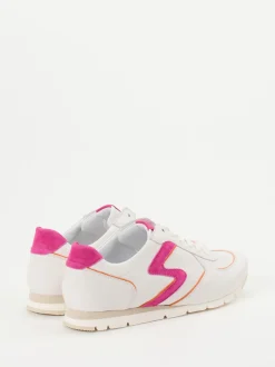 Semler – Sneaker aus Kalb- und Veloursleder Offwhite