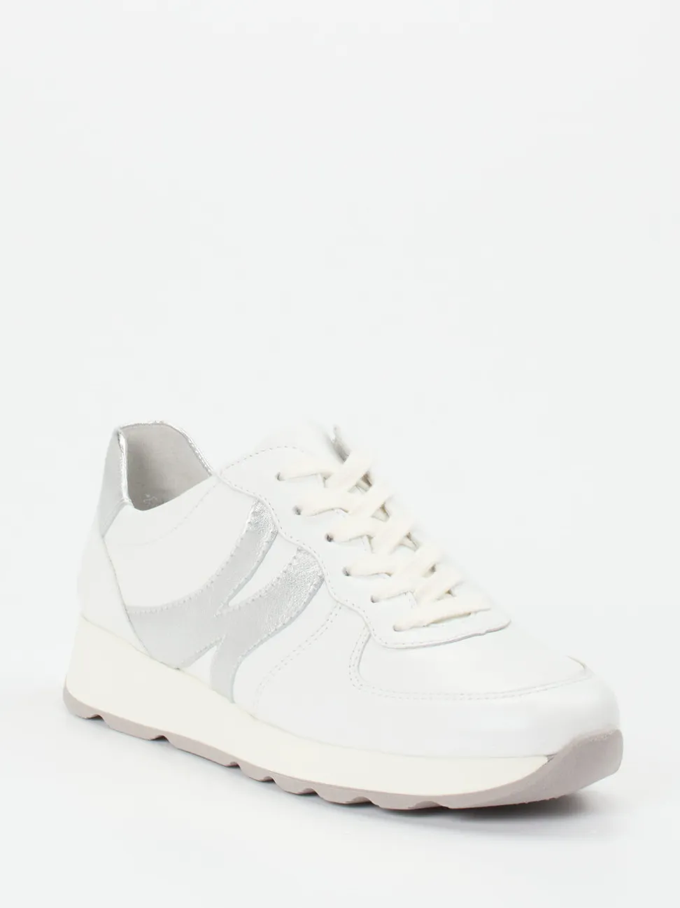 Semler – Sneaker aus Kalbleder mit Metallic-Details