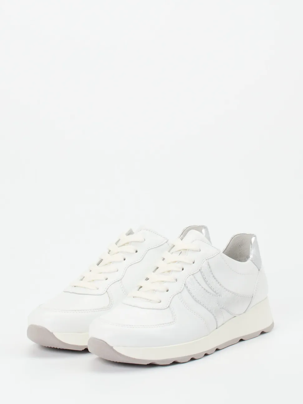 Semler – Sneaker aus Kalbleder mit Metallic-Details