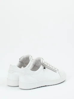 Semler – Sneaker aus Kalbleder mit Krokoprägung