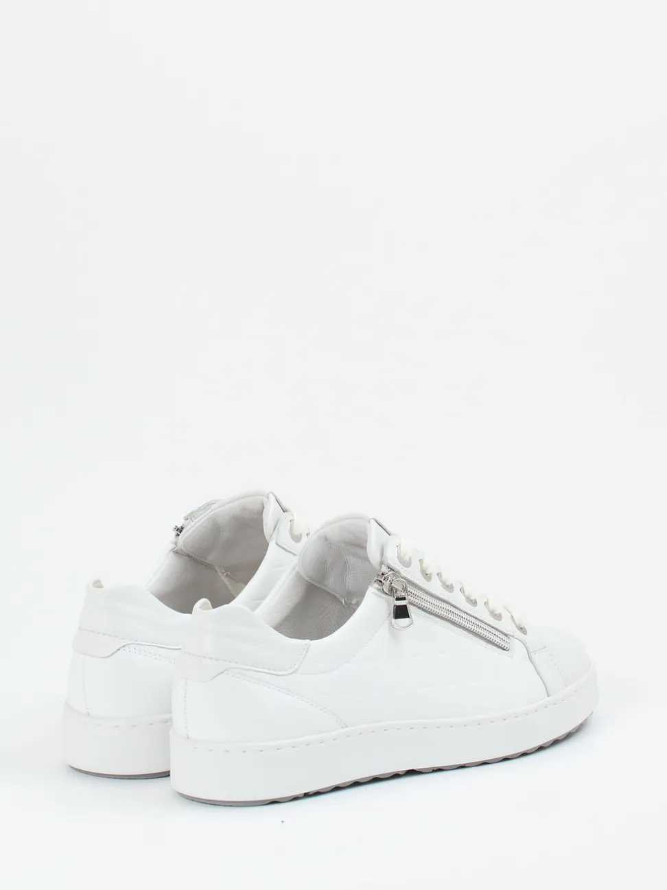 Semler – Sneaker aus Kalbleder mit Krokoprägung