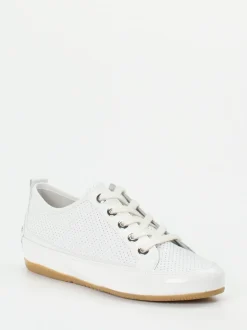 Semler – Sneaker aus Kalbleder und Lackleder Weiß