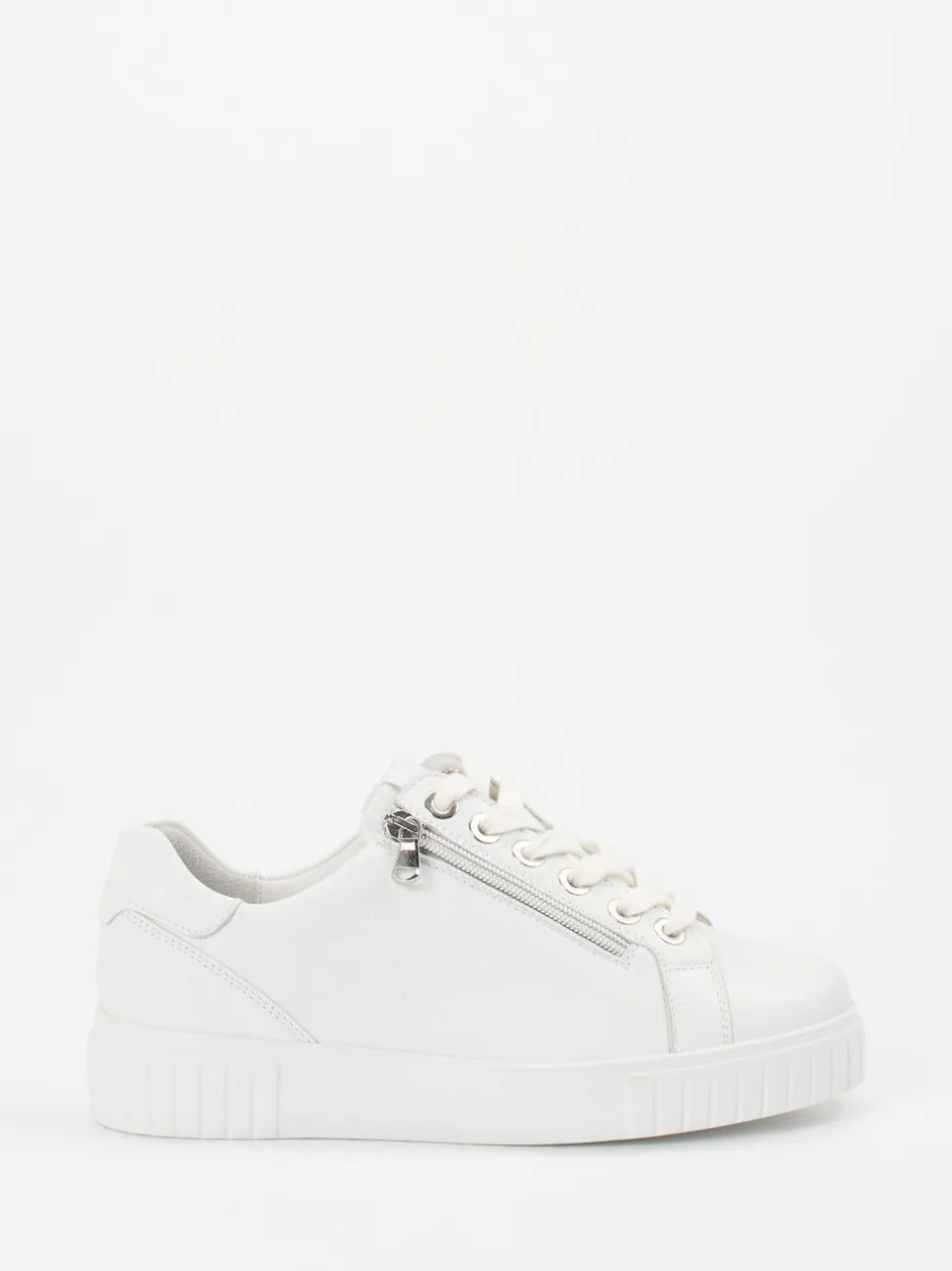 Semler – Sneaker aus Kalbleder weiß
