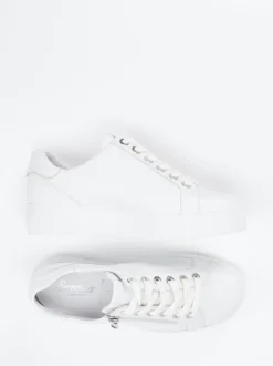 Semler – Sneaker aus Kalbleder weiß